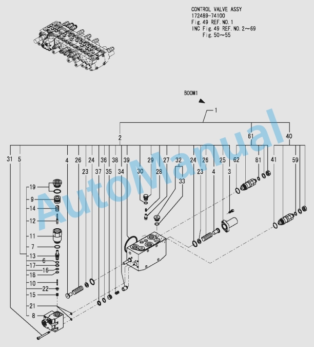 Yanmar B7-5A Crawler Backhoe Parts Catalog Y00S4320 3 Yanmar B7-5A Crawler Backhoe Parts Catalog Y00S4320 - Image 3