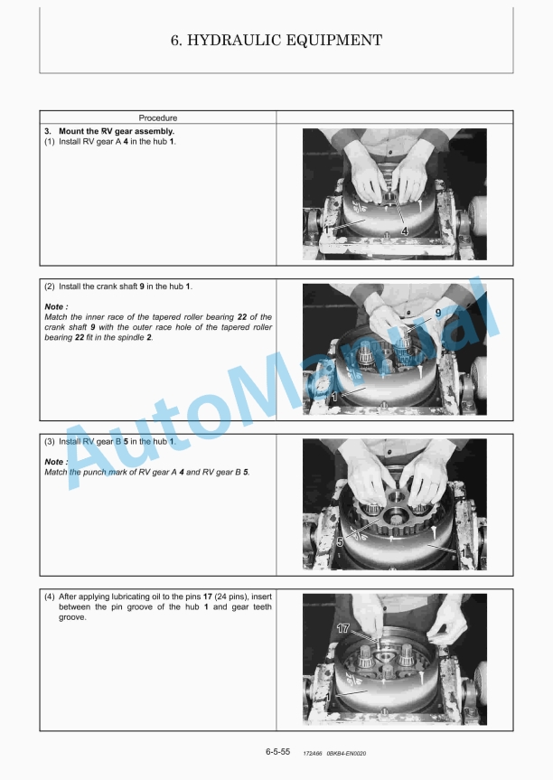 Yanmar B7-5B Excavator Service Manual 3 Yanmar B7-5B Excavator Service Manual - Image 3