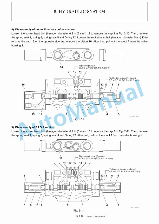 Yanmar B7-6 (YCEE) Excavator Service Manual 2 Yanmar B7-6 (YCEE) Excavator Service Manual - Image 2
