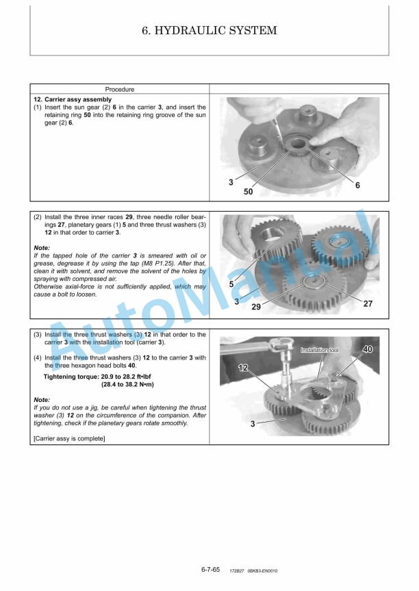Yanmar B7-6 (YCEE) Excavator Service Manual 4 Yanmar B7-6 (YCEE) Excavator Service Manual - Image 4