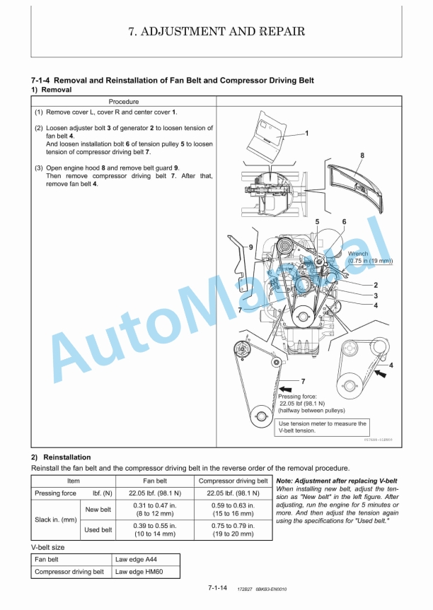 Yanmar B7-6 (YCEE) Excavator Service Manual 5 Yanmar B7-6 (YCEE) Excavator Service Manual - Image 5