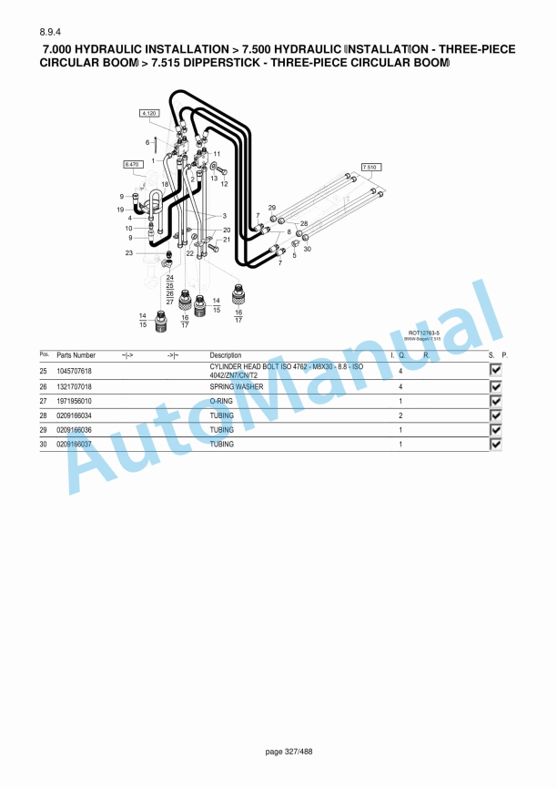 Yanmar B95W V3 Wheeled Excavator Parts Catalog-3