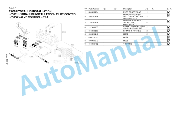 Yanmar B95W Wheeled Excavator Parts Catalog-2