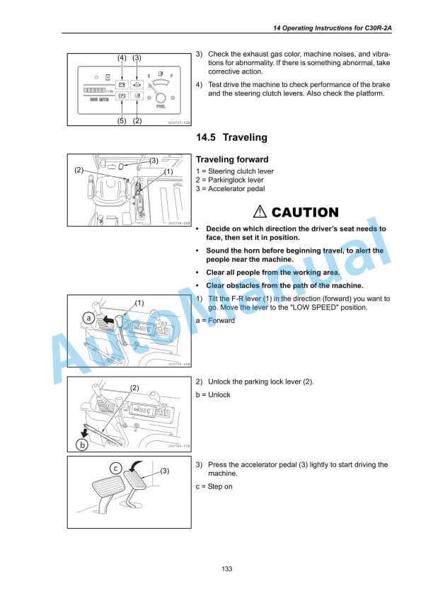Yanmar C12R-A, C30R-2A, C50R-3B Crawler Carrier Operation And Maintenance Manual 2 Yanmar C12R-A, C30R-2A, C50R-3B Crawler Carrier Operation And Maintenance Manual - Image 2