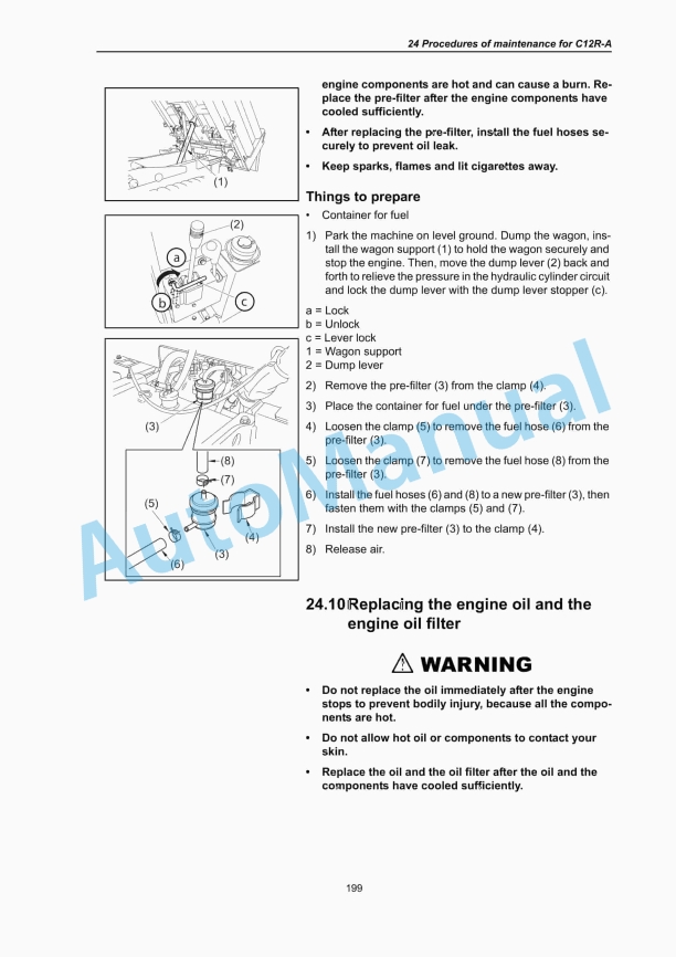 Yanmar C12R-A, C30R-2A, C50R-3B Crawler Carrier Operation And Maintenance Manual 4 Yanmar C12R-A, C30R-2A, C50R-3B Crawler Carrier Operation And Maintenance Manual - Image 4