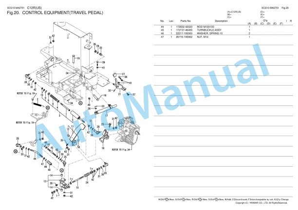 Yanmar C12R Parts Catalog 2 Yanmar C12R Parts Catalog - Image 2