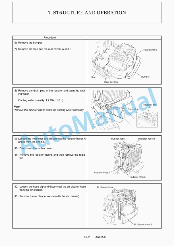 Yanmar C12R(EP) Crawler Carrier Service Manual 5 Yanmar C12R(EP) Crawler Carrier Service Manual - Image 5