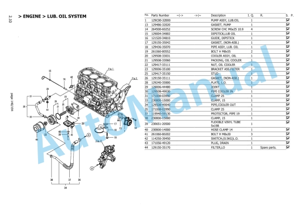 Yanmar C30R-3 Crawler Carrier Parts Catalog-4