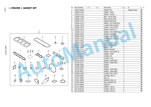 Yanmar C30R-3 Crawler Carrier Parts Catalog-5