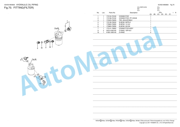 Yanmar C30R-3 Parts Catalog 4 Yanmar C30R-3 Parts Catalog - Image 4