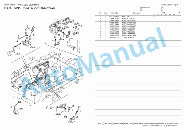 Yanmar C30R-3 Parts Catalog 5 Yanmar C30R-3 Parts Catalog - Image 5