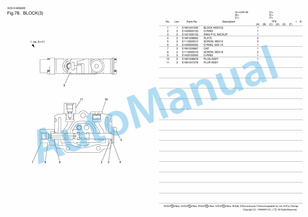 Yanmar C50R-3B Parts Catalog 4 Yanmar C50R-3B Parts Catalog - Image 4