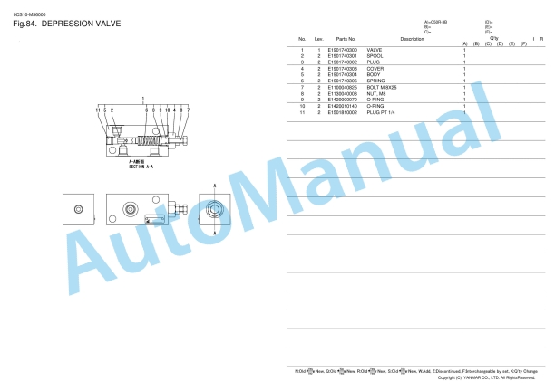 Yanmar C50R-3B Parts Catalog 5 Yanmar C50R-3B Parts Catalog - Image 5