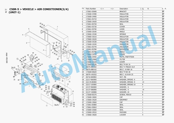 Yanmar C50R-5 Crawler Carrier Parts Catalog-2
