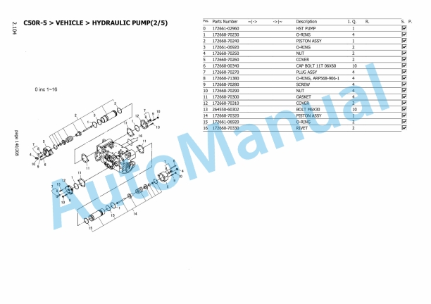 Yanmar C50R-5 Crawler Carrier Parts Catalog-3