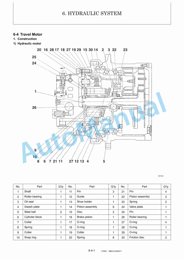 Yanmar C50R-5 Crawler Carrier Service Manual 3 Yanmar C50R-5 Crawler Carrier Service Manual - Image 3