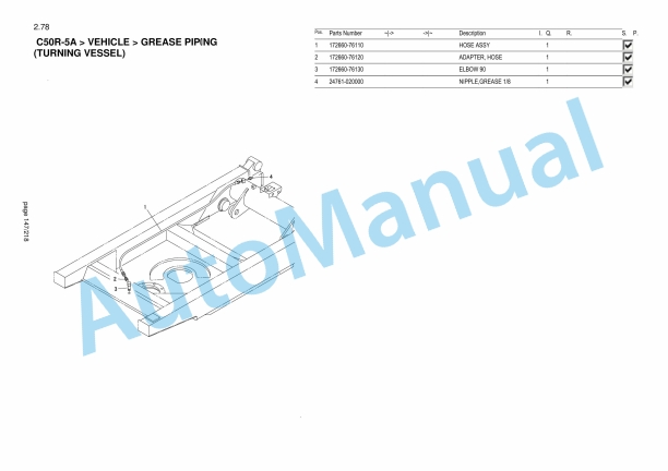 Yanmar C50R-5A Crawler Carrier Parts Catalog-3