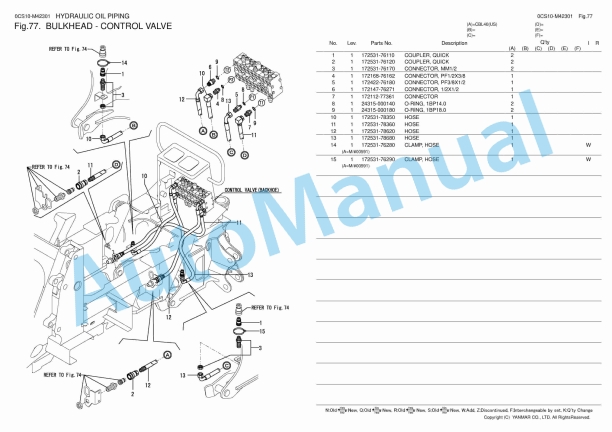 Yanmar CBL40 Excavator Parts Catalog 4 Yanmar CBL40 Excavator Parts Catalog - Image 4