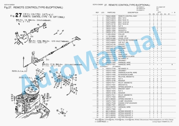 Yanmar D36AX(Y) Parts Catalog 3 Yanmar D36AX(Y) Parts Catalog - Image 3