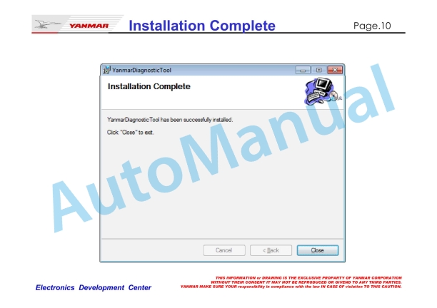 Yanmar Diagnostic Tool Ver.6 Installation Manual-2
