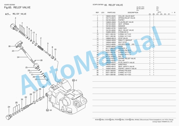 Yanmar KE170H, KE200H Tractor Parts Catalog 3 Yanmar KE170H, KE200H Tractor Parts Catalog - Image 3