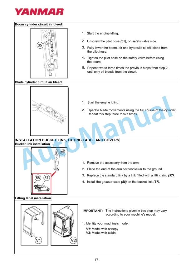 Yanmar KIT KGC32000, KIT KGC32000-YPR Safety Valves Installation Instructions-4