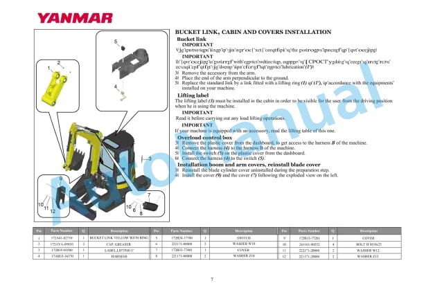 Yanmar KIT KGCAFE0 Safety Valves Installation Instructions-3