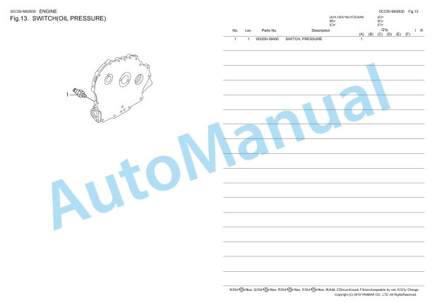 Yanmar L100V Diesel Engine Spare Parts Catalog 2 Yanmar L100V Diesel Engine Spare Parts Catalog - Image 2