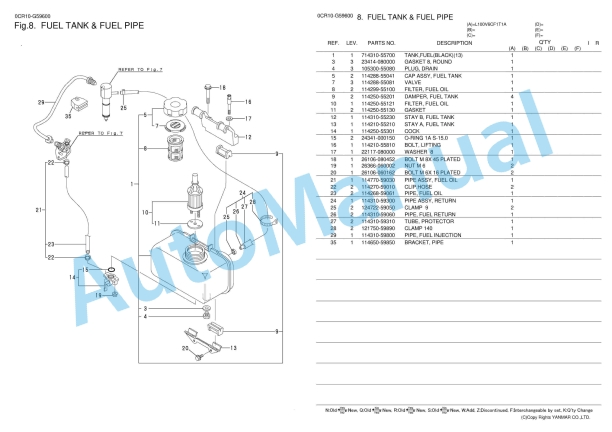 Yanmar L100V6CF1T1AA Diesel Engine Parts Catalog 3 Yanmar L100V6CF1T1AA Diesel Engine Parts Catalog - Image 3