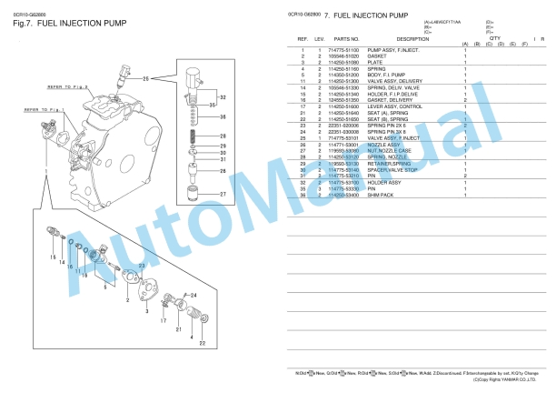 Yanmar L48V6CF1T1AA Diesel Engine Parts Catalog 3 Yanmar L48V6CF1T1AA Diesel Engine Parts Catalog - Image 3