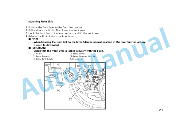 Yanmar MM54E Mower Operator And Parts Manual-2