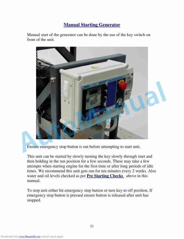 Yanmar PowerHouse Generators Installation Guide-5