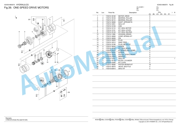 Yanmar S165R-1 Skid Steer Loader Parts Catalog 2 Yanmar S165R-1 Skid Steer Loader Parts Catalog - Image 2