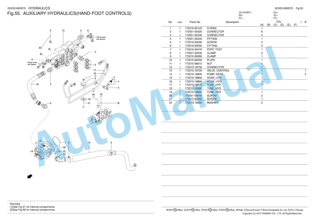Yanmar S165R-1 Skid Steer Loader Parts Catalog 3 Yanmar S165R-1 Skid Steer Loader Parts Catalog - Image 3