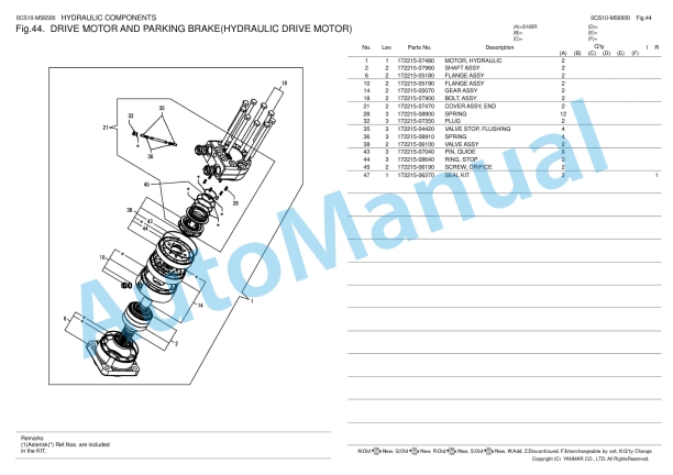 Yanmar S165R Skid Steer Loader Parts Catalog 2 Yanmar S165R Skid Steer Loader Parts Catalog - Image 2