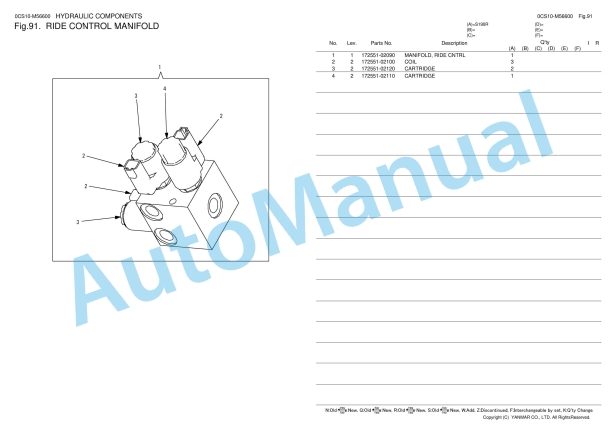 Yanmar S190R Skid Steer Loader Parts Catalog 3 Yanmar S190R Skid Steer Loader Parts Catalog - Image 3