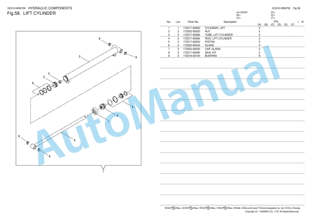 Yanmar S220R Skid Steer Loader Parts Catalog 2 Yanmar S220R Skid Steer Loader Parts Catalog - Image 2