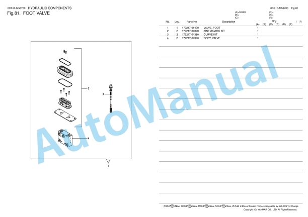 Yanmar S220R Skid Steer Loader Parts Catalog 3 Yanmar S220R Skid Steer Loader Parts Catalog - Image 3