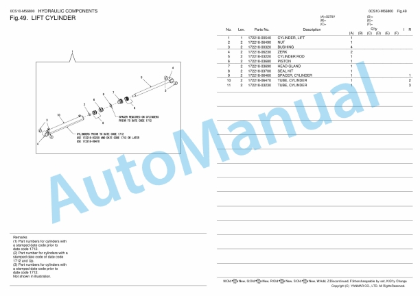 Yanmar S270V Skid Steer Loader Parts Catalog 2 Yanmar S270V Skid Steer Loader Parts Catalog - Image 2
