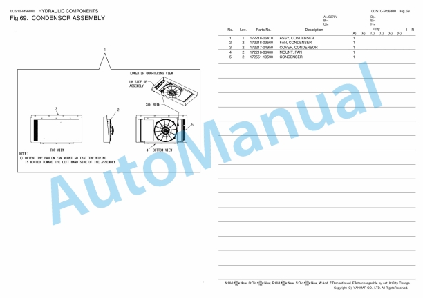 Yanmar S270V Skid Steer Loader Parts Catalog 3 Yanmar S270V Skid Steer Loader Parts Catalog - Image 3