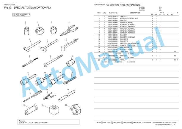 Yanmar SD31 Parts Catalog Y00F4021 4 Yanmar SD31 Parts Catalog Y00F4021 - Image 4