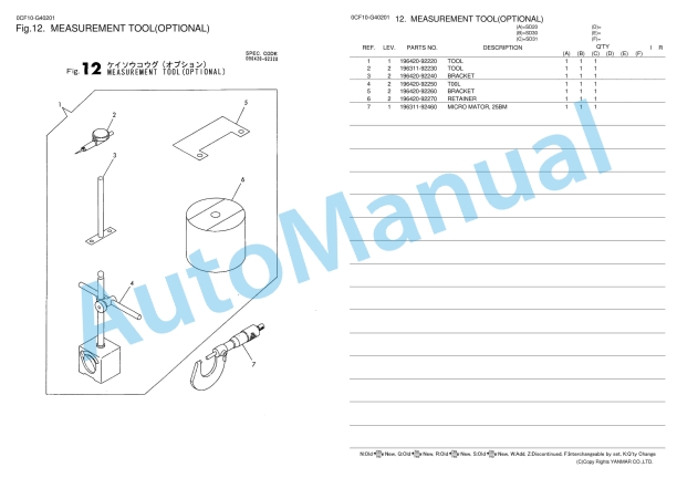 Yanmar SD31 Parts Catalog Y00F4021 5 Yanmar SD31 Parts Catalog Y00F4021 - Image 5