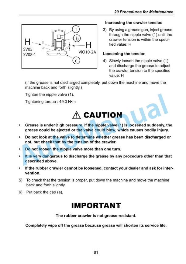 Yanmar SV05 (EP), SV08-1 (EP), ViO10-2A (EP) Micro Excavator Operation And Maintenance Manual 3 Yanmar SV05 (EP), SV08-1 (EP), ViO10-2A (EP) Micro Excavator Operation And Maintenance Manual - Image 3
