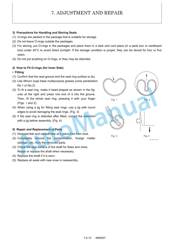 Yanmar SV05 Excavator Service Manual 5 Yanmar SV05 Excavator Service Manual - Image 5