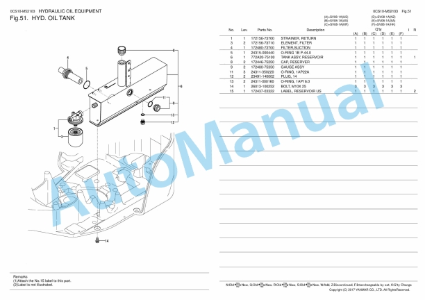 Yanmar SV08-1 Excavator Parts Catalog 4 Yanmar SV08-1 Excavator Parts Catalog - Image 4
