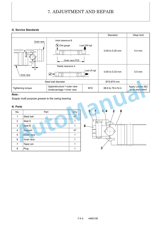 Yanmar SV08-1 Excavator Service Manual 4 Yanmar SV08-1 Excavator Service Manual - Image 4