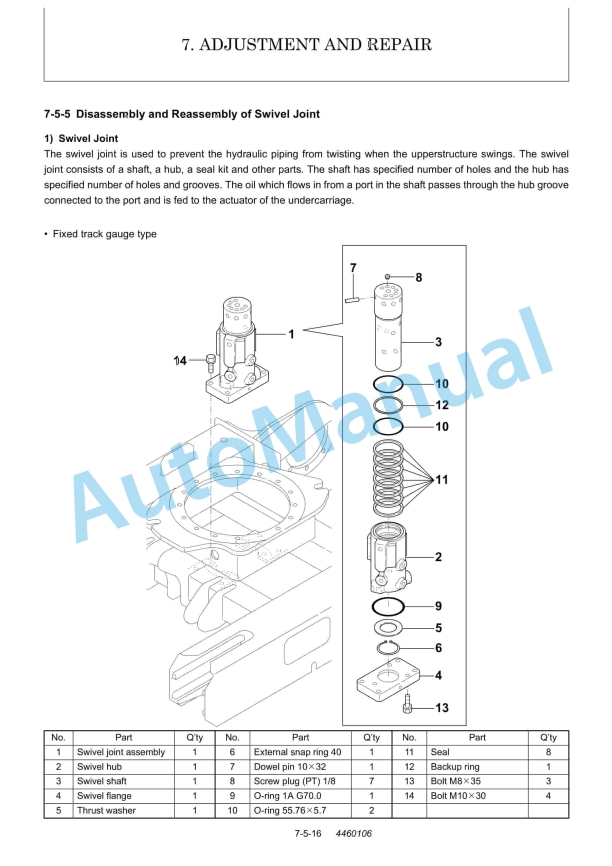 Yanmar SV08-1 Excavator Service Manual 5 Yanmar SV08-1 Excavator Service Manual - Image 5