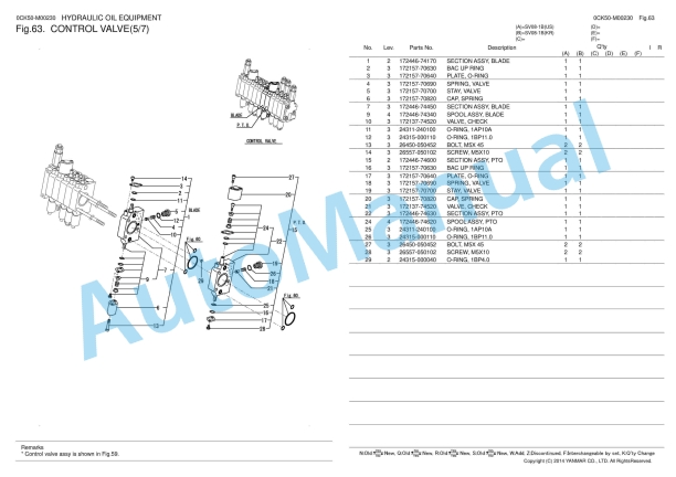 Yanmar SV08-1A Excavator Parts Catalog 4 Yanmar SV08-1A Excavator Parts Catalog - Image 4