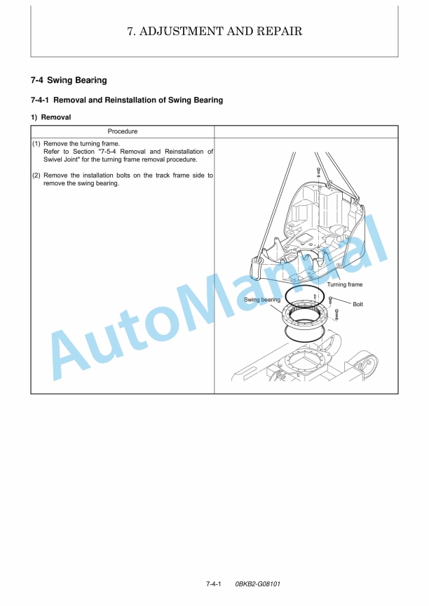 Yanmar SV08-1A Excavator Service Manual 4 Yanmar SV08-1A Excavator Service Manual - Image 4