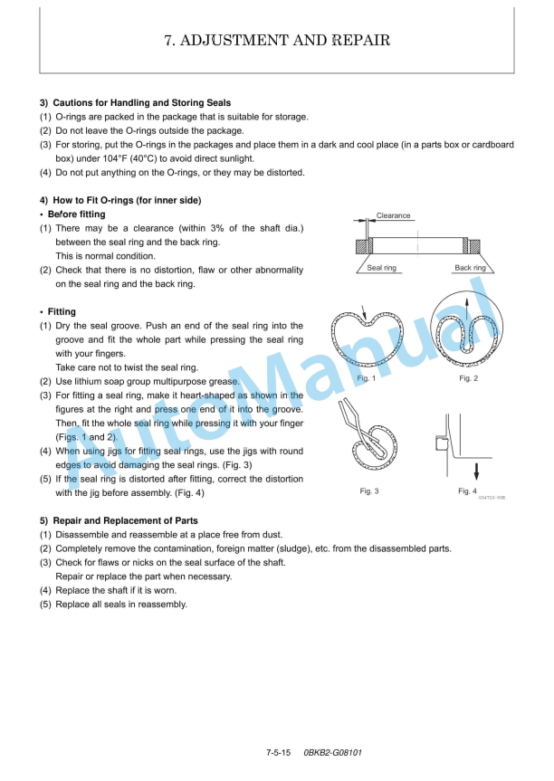 Yanmar SV08-1A Excavator Service Manual 5 Yanmar SV08-1A Excavator Service Manual - Image 5